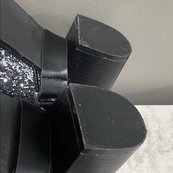 Cape Robbin Black Textured Rhinestone Cowboy Boots Size 8.5 - Picture 13 of 16